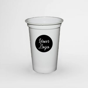 Gelas Plastik Putih 16 OZ (1.000 Pcs)